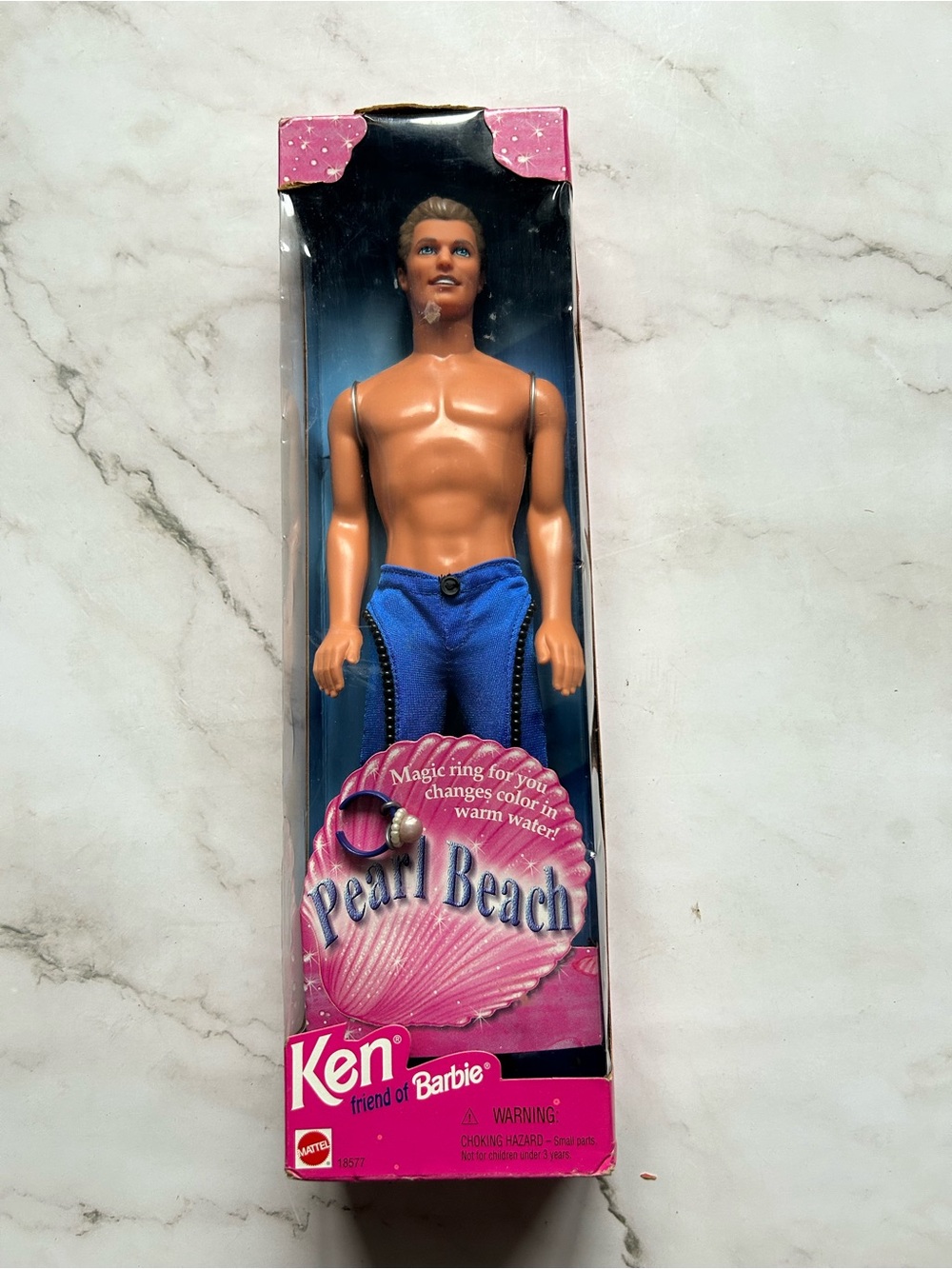 Barbie Ken Pearl Beach Doll with Bright Blue Pants